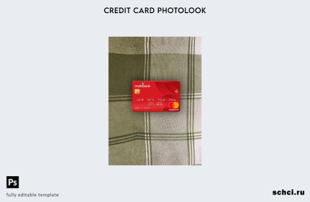 цифровая загрузка Panama Multibank Mastercard, фотоизображение, передний шаблон